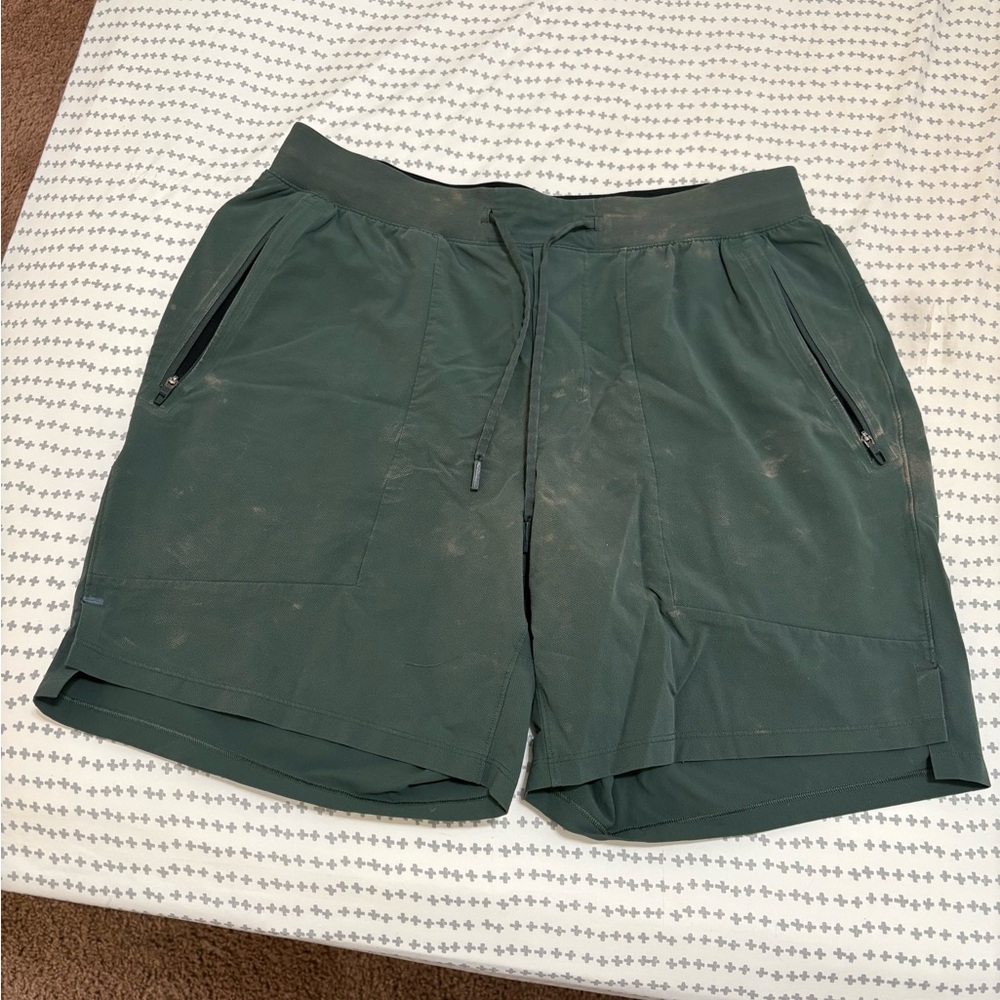 lululemon athletica Dark Green Athletic Shorts
